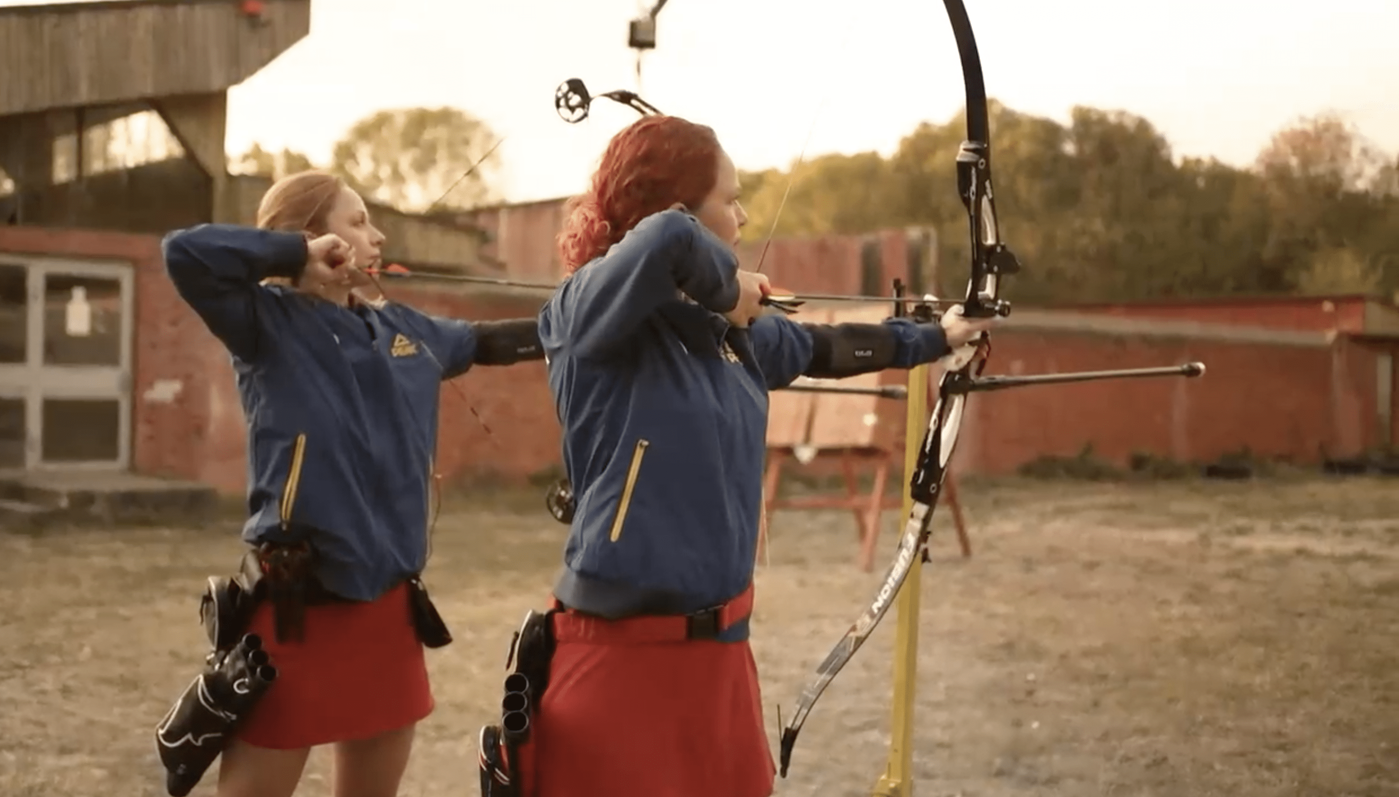 Irina si Silvia Archery For All Project